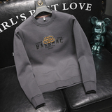 2025秋冬新款男士圆领卫衣QT60666090P105M-6XL，男装卫衣，钱塘6066（原711）