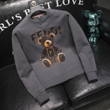2025秋冬新款男士圆领卫衣QT6066W6061P105M-6XL，男装卫衣，钱塘6066（原711）