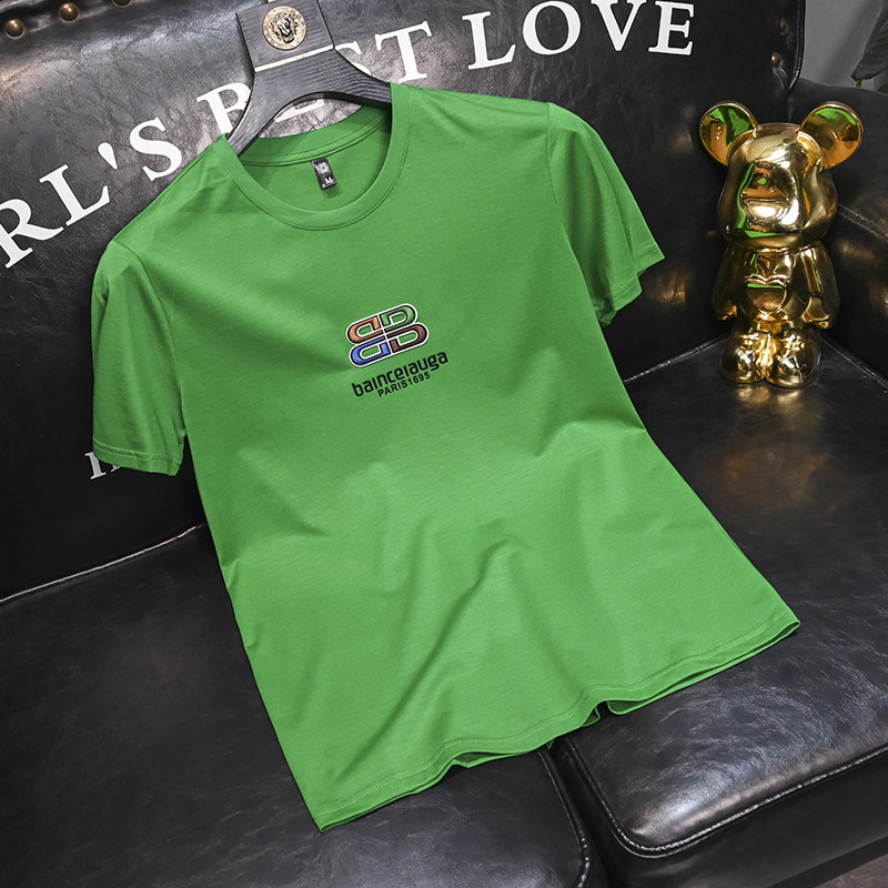 2025夏季新款丝光棉大码短袖T恤QT60665381P70M-6XL，男装T恤，钱塘6066（原711）