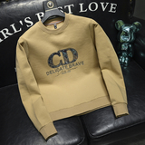 2025秋冬新款男士圆领卫衣QT60666062P105M-6XL，男装卫衣，钱塘6066（原711）