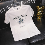 2025夏季新款丝光棉大码短袖T恤QT60665362P70M-6XL，男装T恤，钱塘6066（原711）
