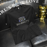 2025夏季新款丝光棉大码短袖T恤QT60665353P70M-6XL，男装T恤，钱塘6066（原711）