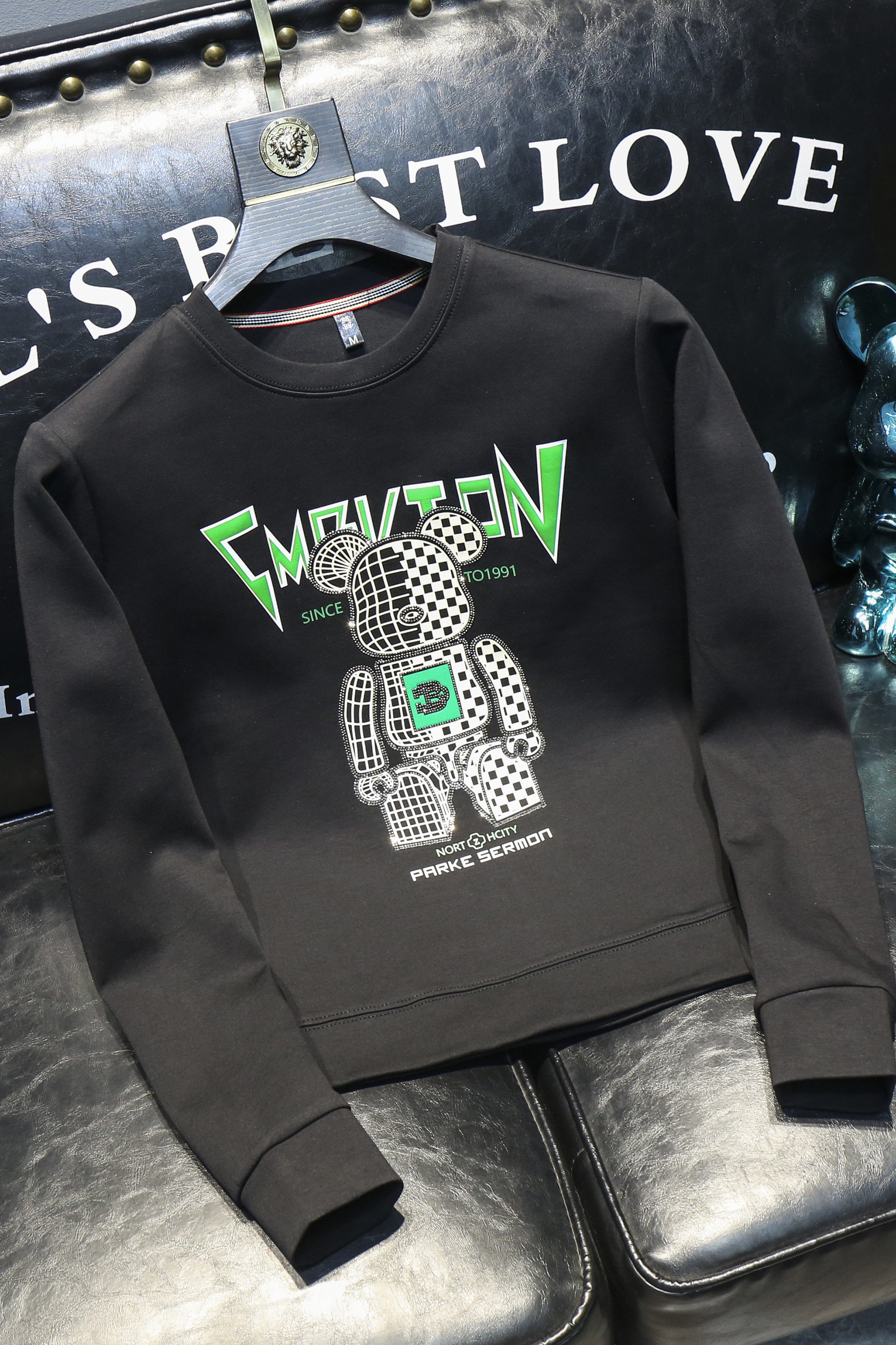 2025秋冬新款男士套头大码卫衣6066-6018-105M-6XL,男装卫衣,钱塘6066（原711）