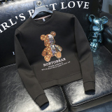 2025秋冬新款男士套头大码卫衣QT711-6021-105M-6XL，男装卫衣，钱塘6066（原711）