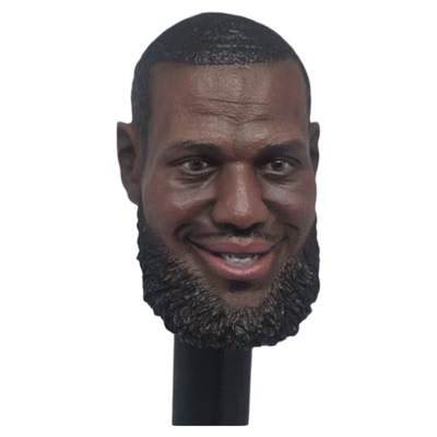 兵人1/6勒布朗詹姆斯大胡子头雕