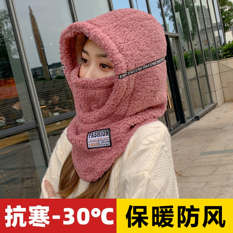 头套女冬季户外骑车骑电动车围脖