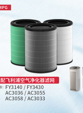 适配飞利浦空气净化器滤芯FY3140 FY4150过滤网AC3036 3058 1736