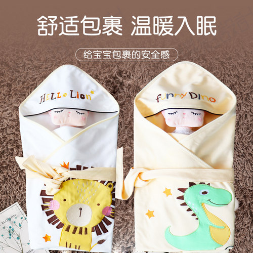 tgtg婴儿包被夏季薄款全棉抱被