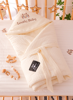 包被婴儿初生新生的儿抱被纯棉宝宝春秋冬季款产房包单薄款包裹被