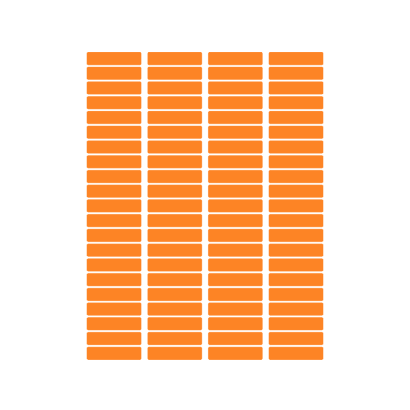 彩虹贴纸作业分类A4彩色标签贴姓名名字贴不干胶标签纸记号图书教师上课必备班主任查收作业管理神器分组贴纸