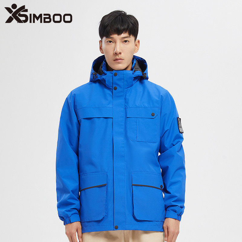 羽绒内胆冲锋衣男女可拆卸两件套