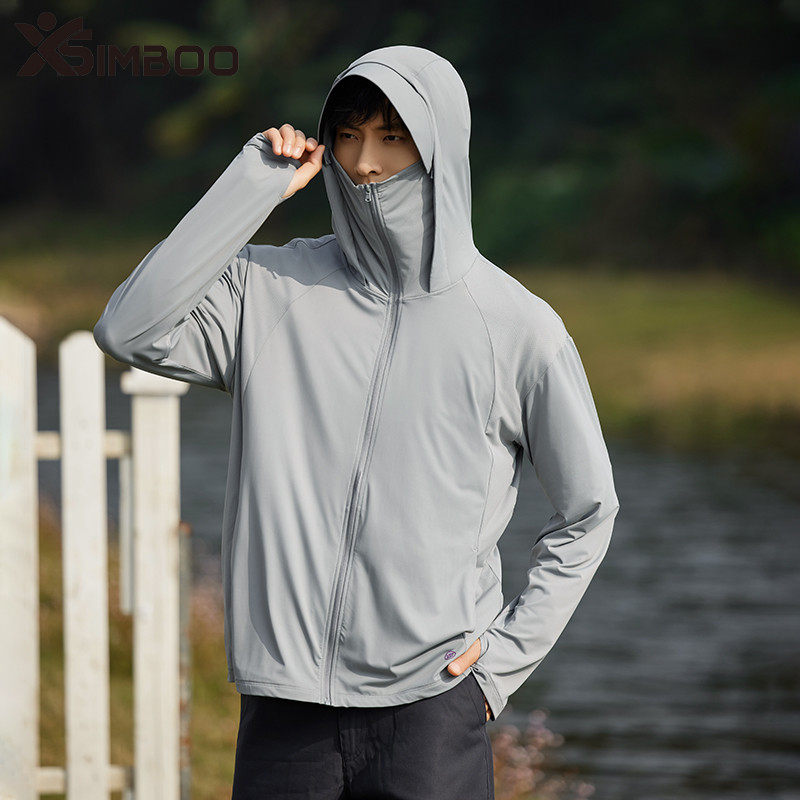 防晒衣男女防紫外线黑胶帽檐外套