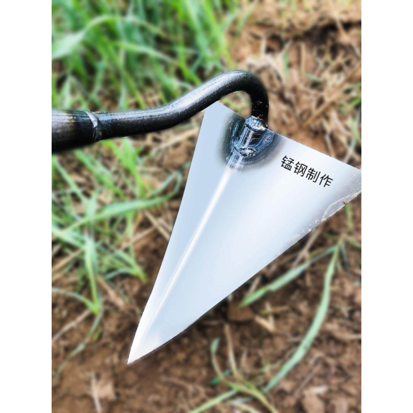 起垄锄三角锄头搂沟锄开沟器松土尖头锄种菜尖嘴锄苗肥农具开沟铲