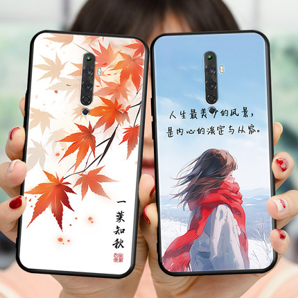 适用于OPPOReno2z手机壳女款opporeno2z情侣0pp0硅胶欧普reno2z磨砂oppporneo2z男opopren02f卡通PCKM80外壳