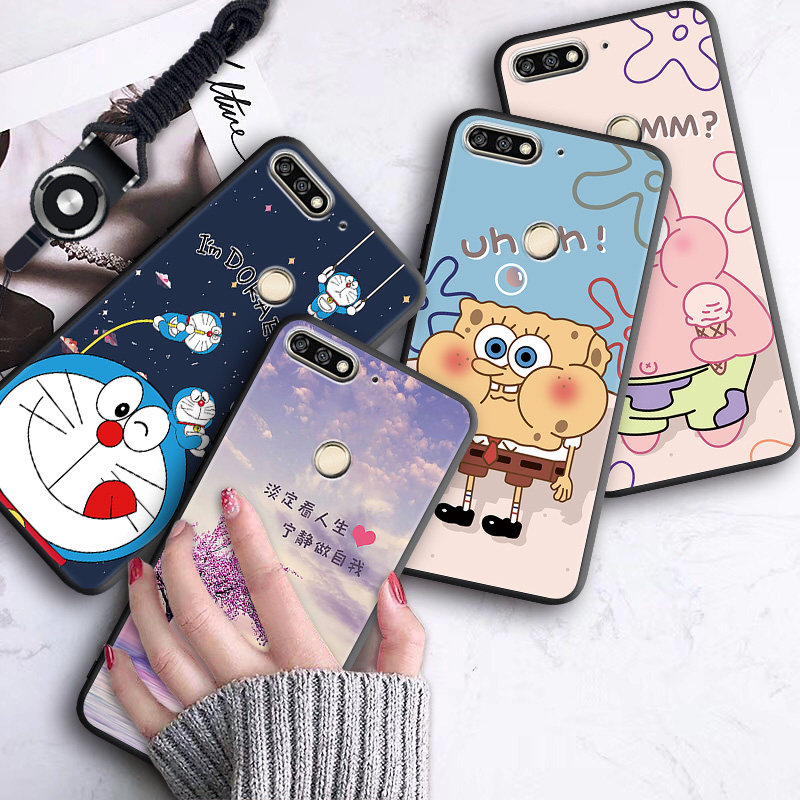 适用华为ldn一tl20手机壳畅享8磨砂保护套ldn一aloo可爱外壳畅想八