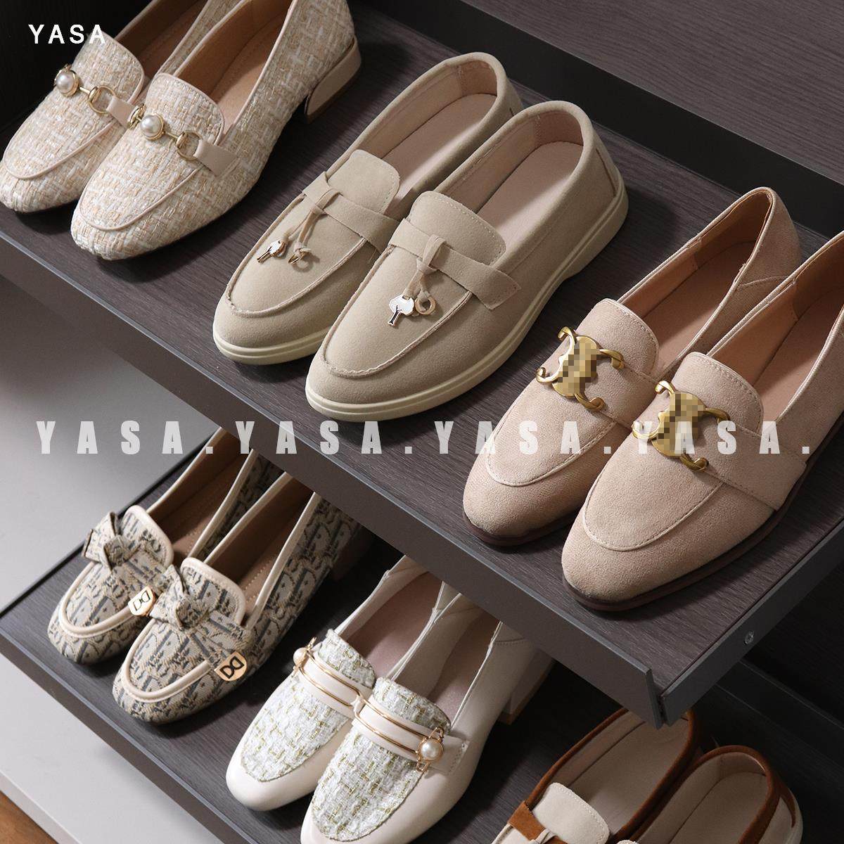 【女鞋合集】样板房衣帽间鞋柜老钱风休闲女士乐福鞋软装道具,家居饰品,落地摆件,淘宝优惠券,粉丝福利购,淘宝优惠卷