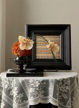 客厅茶几装饰品摆件样板间养生馆样品房高颜值高级感现代简约风