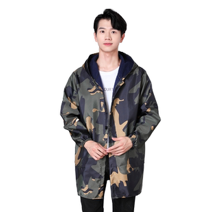 罩衣男外套加绒加厚工装大褂大人围裙防水大褂工作服长袖冬季男士