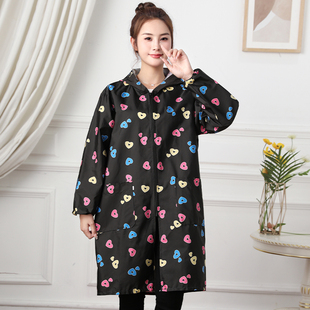 工作服家用厨房围裙长袖 新款 外套 时尚 罩衣大人防水防油女上衣薄款