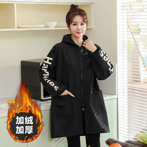 简约时尚防水防油罩衣围裙工作服