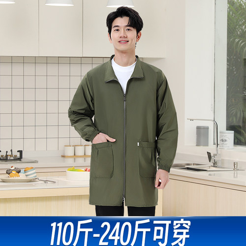 男款罩衣立领翻领无帽防水防油