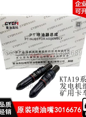 适用重庆康明斯KTA19喷油器总成配件发电机组G2原装喷油嘴3016676