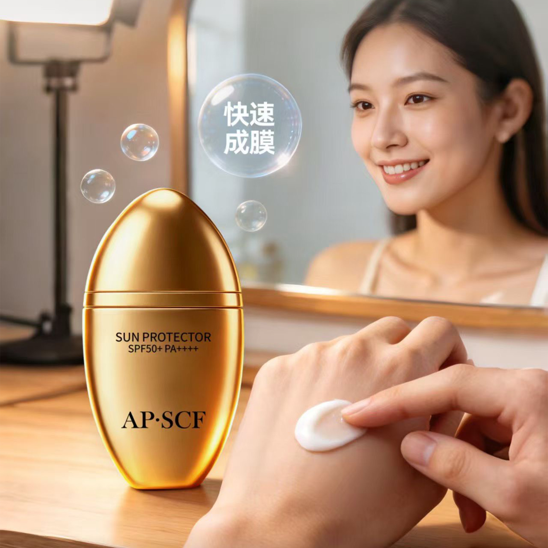 AP·SCF小金蛋防晒乳防紫外线