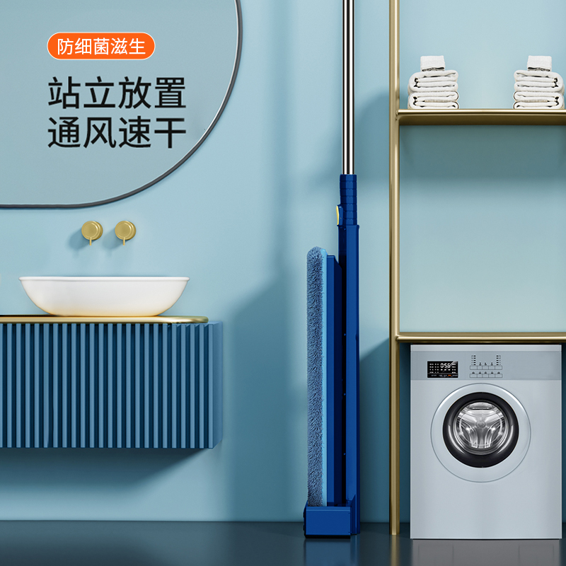 懒人拖把2021新款n自动免手洗平板家用一拖净地拖吸水拖地神器拖