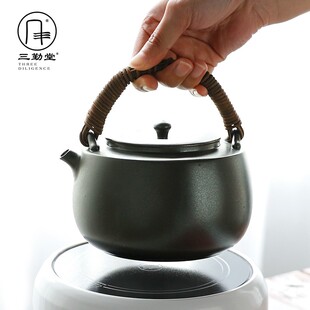 三勤堂大容量烧水煮茶壶普t洱白茶专用煮茶器家用景德镇陶壶单茶