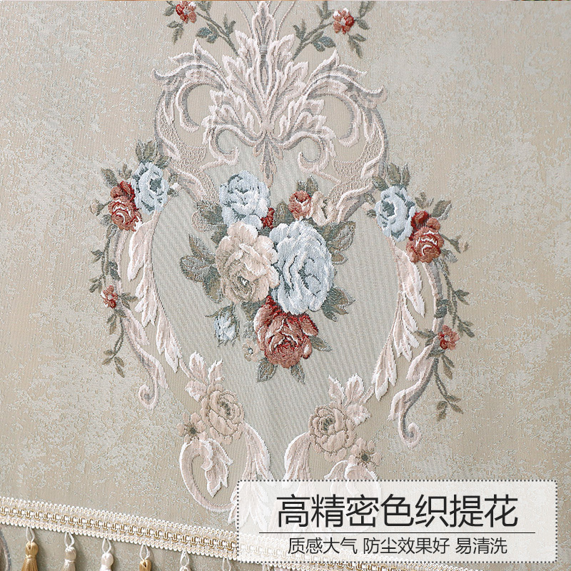 欧式布艺液晶f电视机套防尘罩55寸65台式挂式通用电视柜桌布盖布