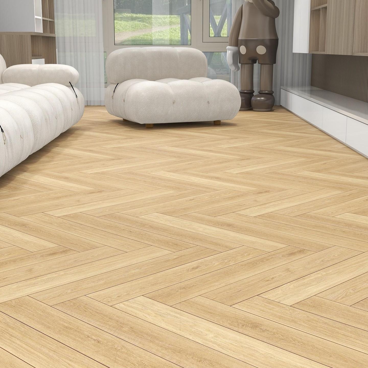 人字拼人字纹spc卡扣式地板无醛耐磨pvc防水石晶锁扣直铺石塑