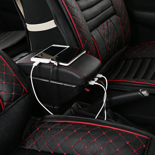 起亚奕跑扶手箱 2019款全新KX1专用汽车中央手箱扶改装免打孔配件