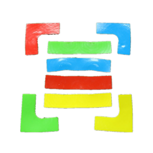 圆口数字母平面标志碟足球训练标志盘障碍物排球网球篮球场地标贴