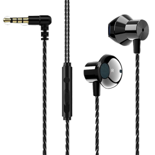 耳机适用华为荣耀oppo小米vivo x50x30x27x23x20x9x7x6y67x21弯头吃鸡听声辩位游戏有线控入耳式学生男女