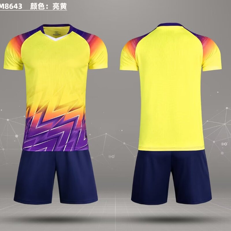高品质足球服套装男女生比赛训练足球服