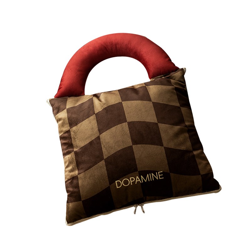 午后柏林中古风抱枕被子两用二合一多巴胺汽车用车V载空调被可折