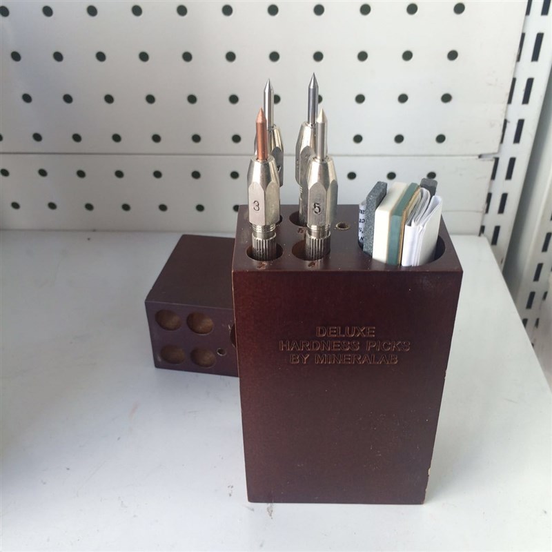 莫氏硬度a测试笔2-9级美国Mineralab摩氏硬度计地坪瓷砖莫式测量