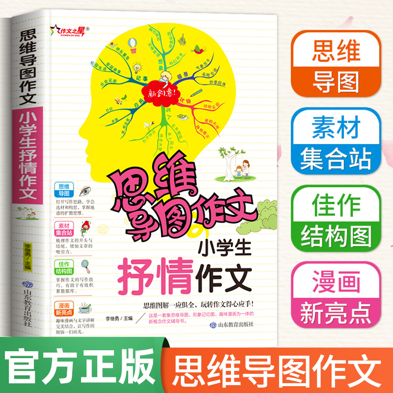 抒情作文思维导图大全小学生语文三四五六年级通用分类优秀满分快速