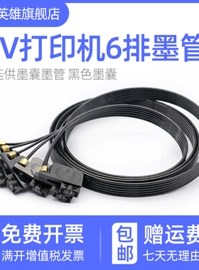 磁电英雄适用爱普生R330 L805 1390 L1800 uv打印机连供墨囊L800 R2000黑色墨囊墨管R1900 R1800六排连供墨管