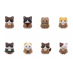 【香菜面包】预售 进击的巨人 MH 巨大化喵 调查兵团 盲盒盒蛋小