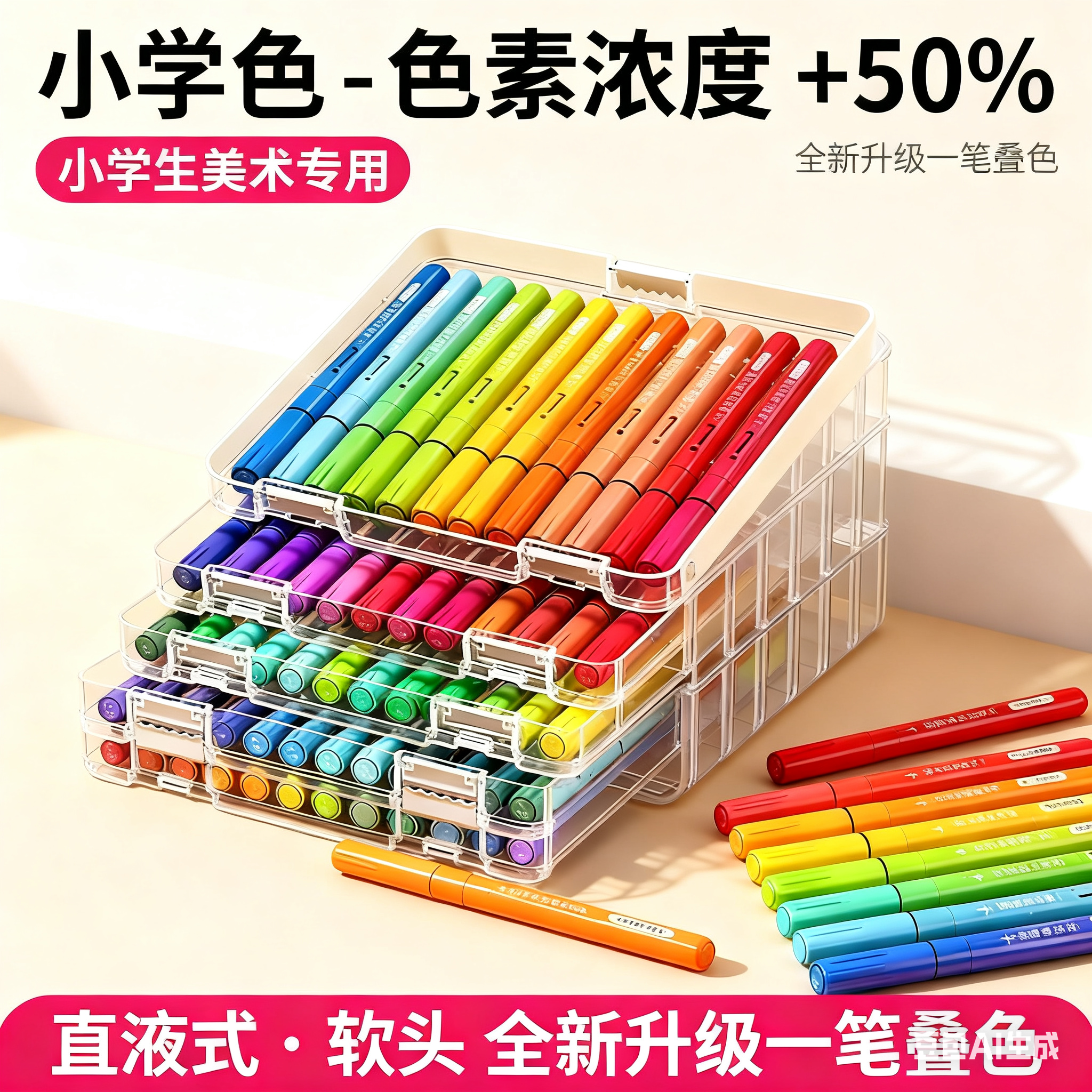 120色全套丙烯马克笔套装