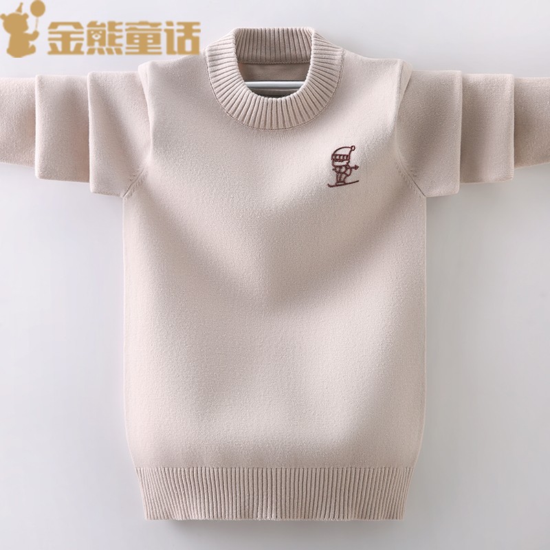 薄款打底针织衫纯棉男童春秋休闲
