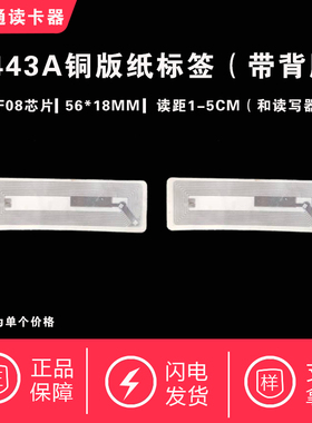 15693标签 I CODE SLIX/2电子标签13.56M RFID标签方形56*18MM