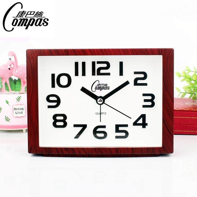 新台式台钟卧音室闹钟挂办公钟功表静两用多能电子老人大钟字