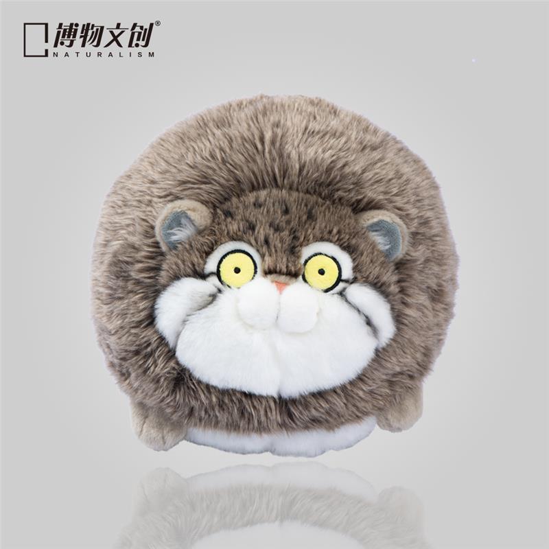 博物文创兔狲圆宝毛绒玩偶公仔节日生日毕业礼物男女朋友网红