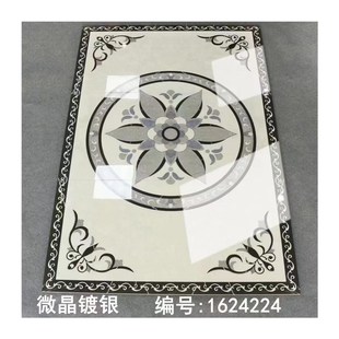 800x800拼花门厅入户玄关欧式 客厅防滑亮光耐磨简约瓷砖抛晶砖