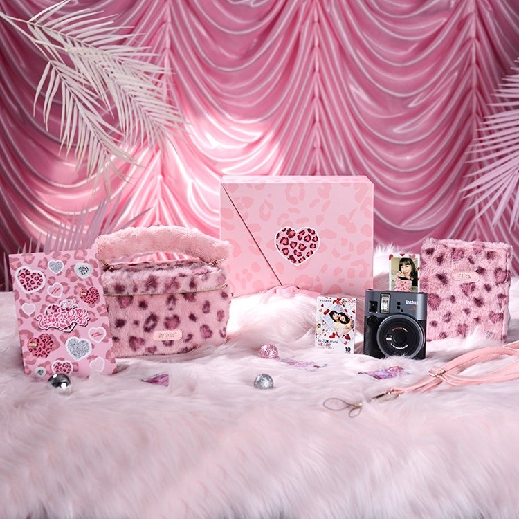 富士instax 一次成像热恋显影系列爱心相纸礼盒含10张迷你爱心配件盒相纸不含相机