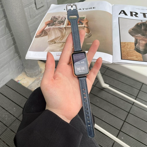 Huawei, совместимый браслет, часы, ремешок для часов, трендовые сменные креативные аксессуары, из натуральной кожи