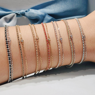 何家原厂925纯银编织红绳双层手链轻奢送女友手串手绳生日礼物