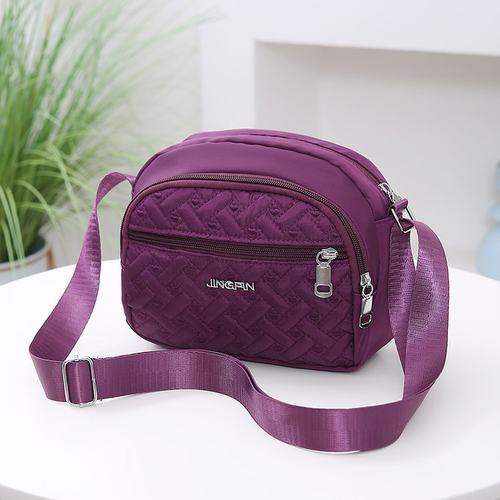 2025新款牛津布多层生意包女包妈妈包时尚耐用休闲防水百搭斜跨包